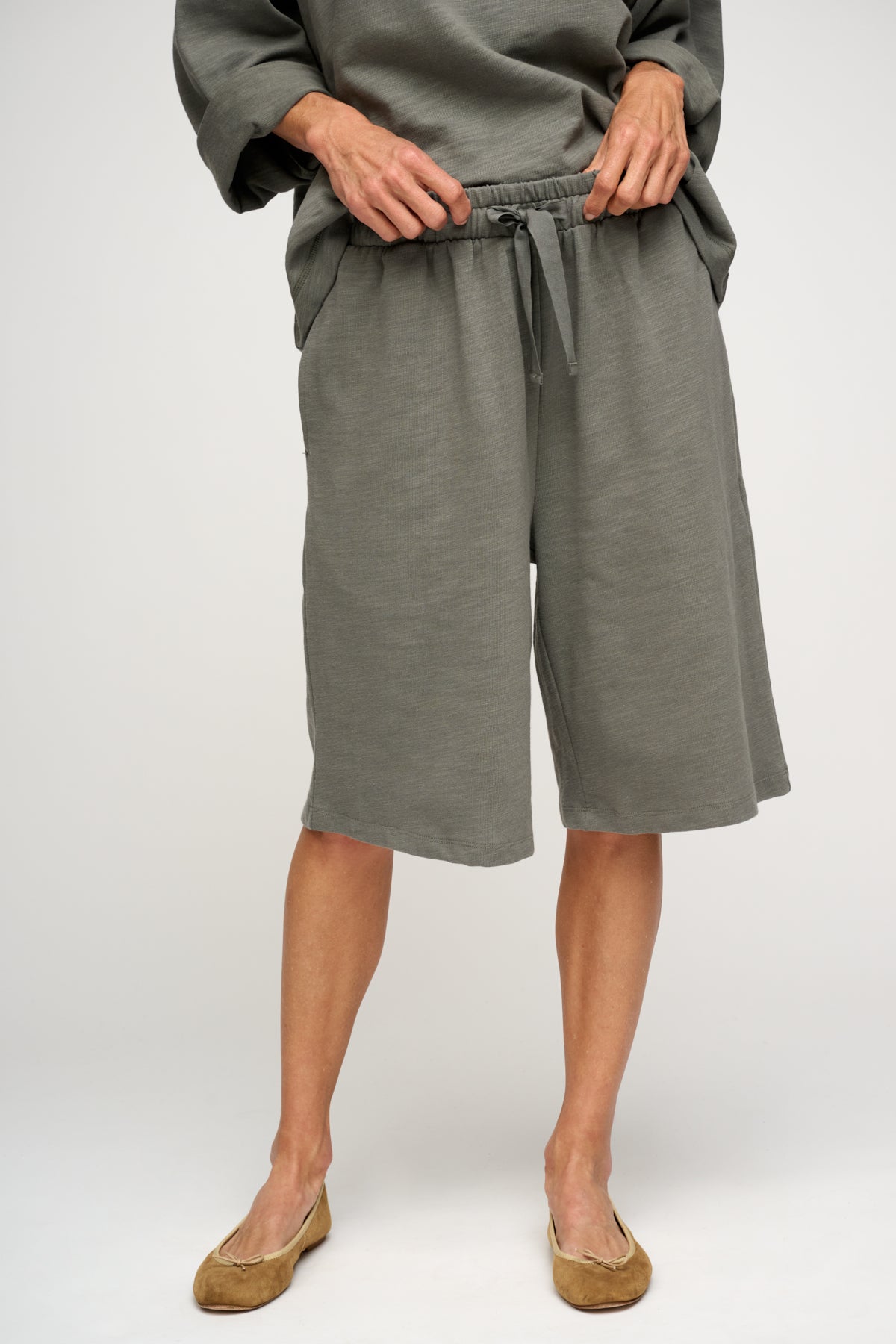 Air sweatshorts - Khaki Gray
